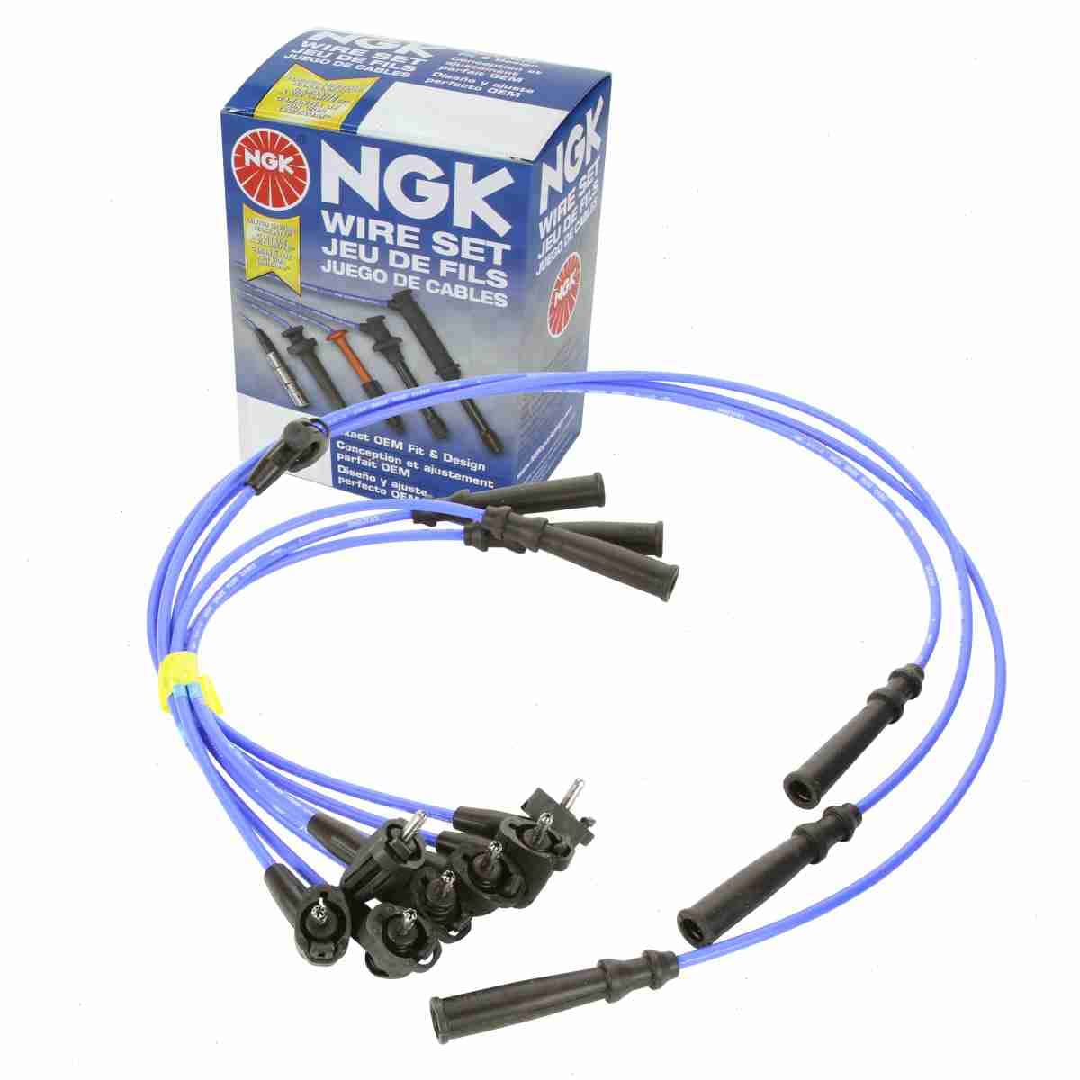 NGK Spark Plug Wire Set compatible with Toyota 4Runner 3.0L V6 1992-1995