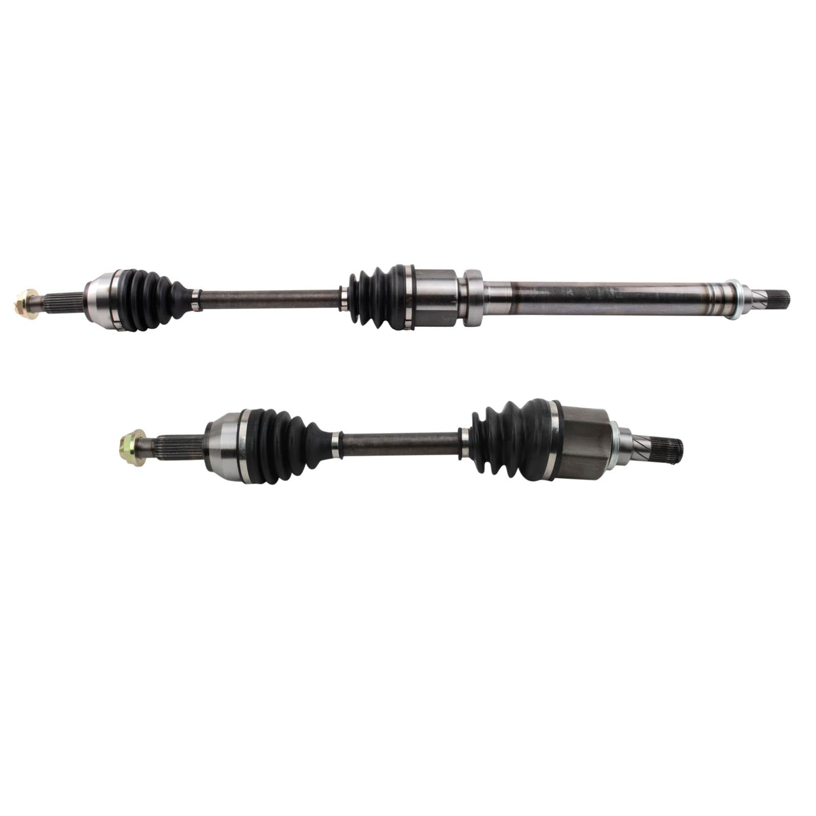 Trq Front Cv Axle Shaft Assembly Set Compatible With 2011-2015 Ford Fiesta