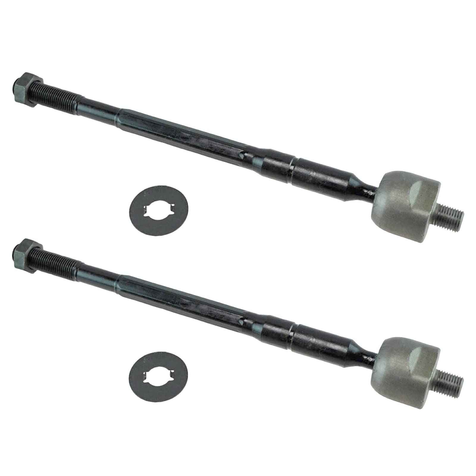 TRQ Front Inner Tie Rod Set Compatible with 2005-2015 Toyota Tacoma