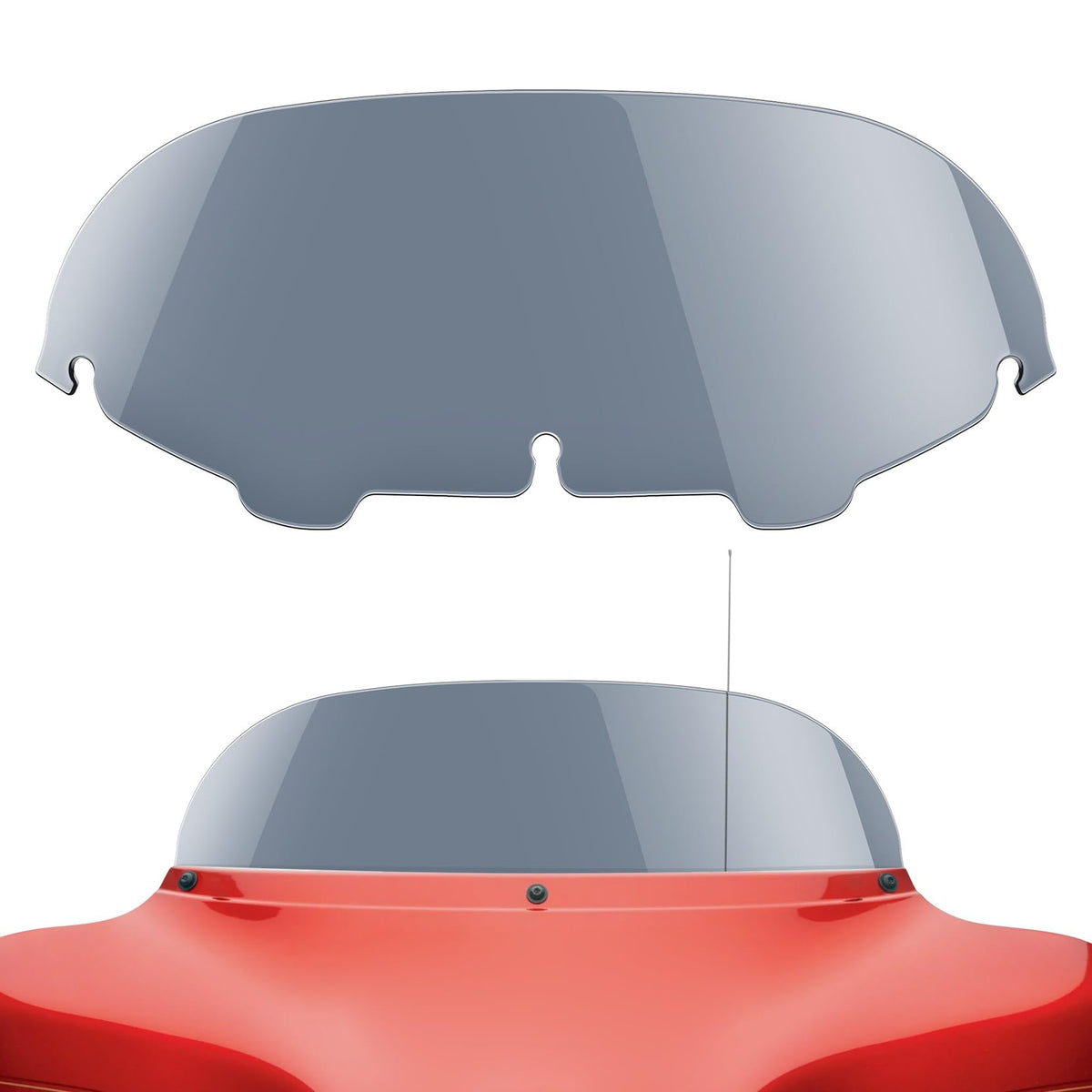 Amazicha 7' Smoke Tint Batwing Windshield Windscreen Wind Deflector 96-13 Compatible For Harley Davidson Touring Electra Street Glide 1996-2013