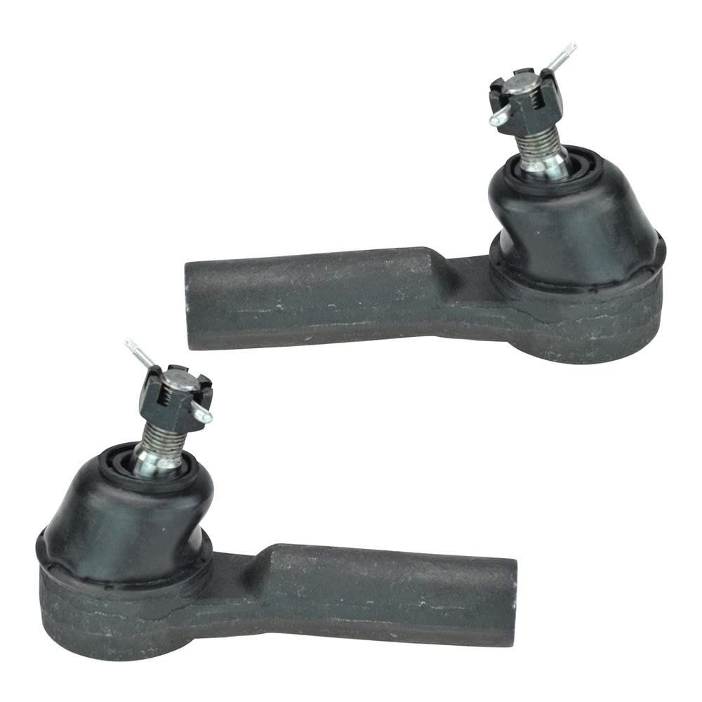 TRQ Front Outer Tie Rod Set Compatible with 2004-2007 Ford Freestar 1986-1995 Taurus 1988-1994 Lincoln Continental Mercury Monte