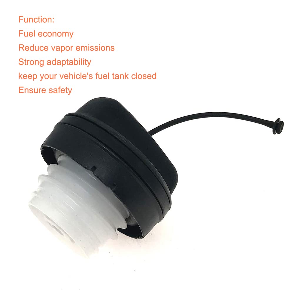 Fuel Filler Cap Assembly Fuel Tank Gas Cap Cover Fits 2006-2018 Honda Accord Civic Crosstour Cr-V Fit Hr-V Insight Odyssey Pilot