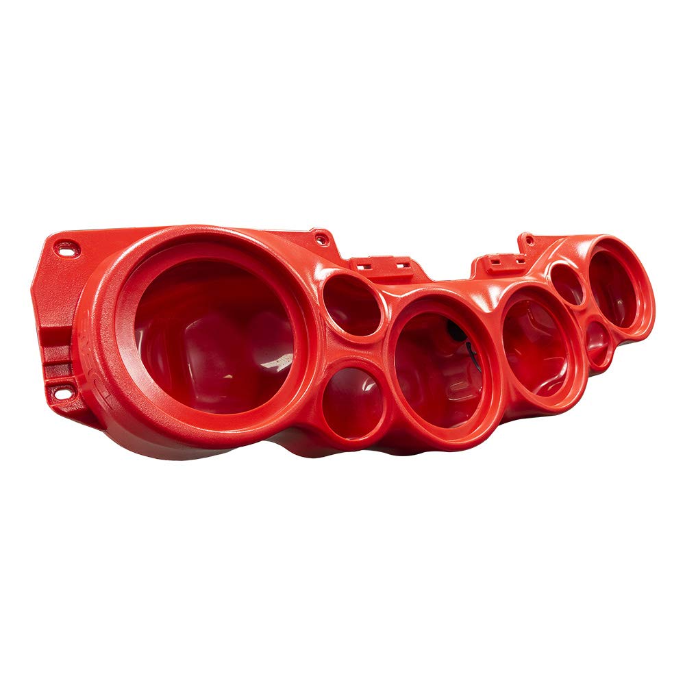DS18 JL-SBAR Red Jeep Wrangler Overhead Soundbar for JL 2007-2021 Will Accommodate 4 x 8-inch Speakers, 4 x 1.75-inch Tweeters, 