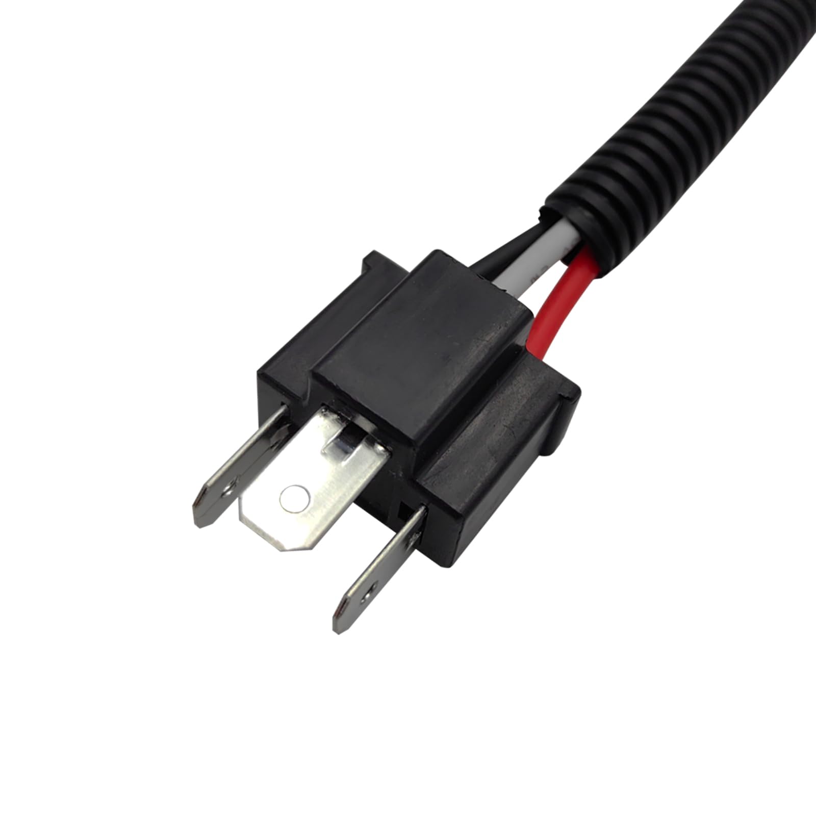 Audak 2 Pcs H4 9003 Male To H13 9008 Female Sockets Wiring Harness For Headlights Or Fog Lights