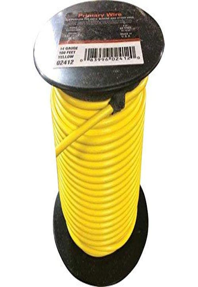 East Penn 02412 14 Gauge 100' Yellow Spool