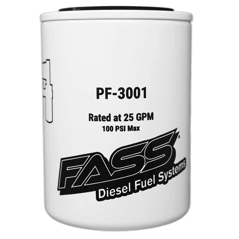 Fass Titanium Series Fuel Filter & Water Seprator Pack Combo Of 4 | (2) Xws-3002 | (2) Pf-3001