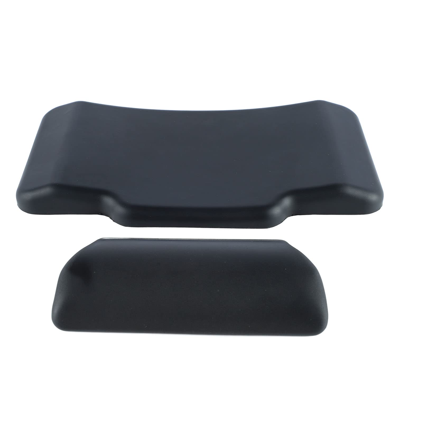 Motorcycle Passenger Backrest, KIMISS 3cm Thickness Tail Box Passenger Backrest Support Damping Pad PU Leather Motorcycle Back P