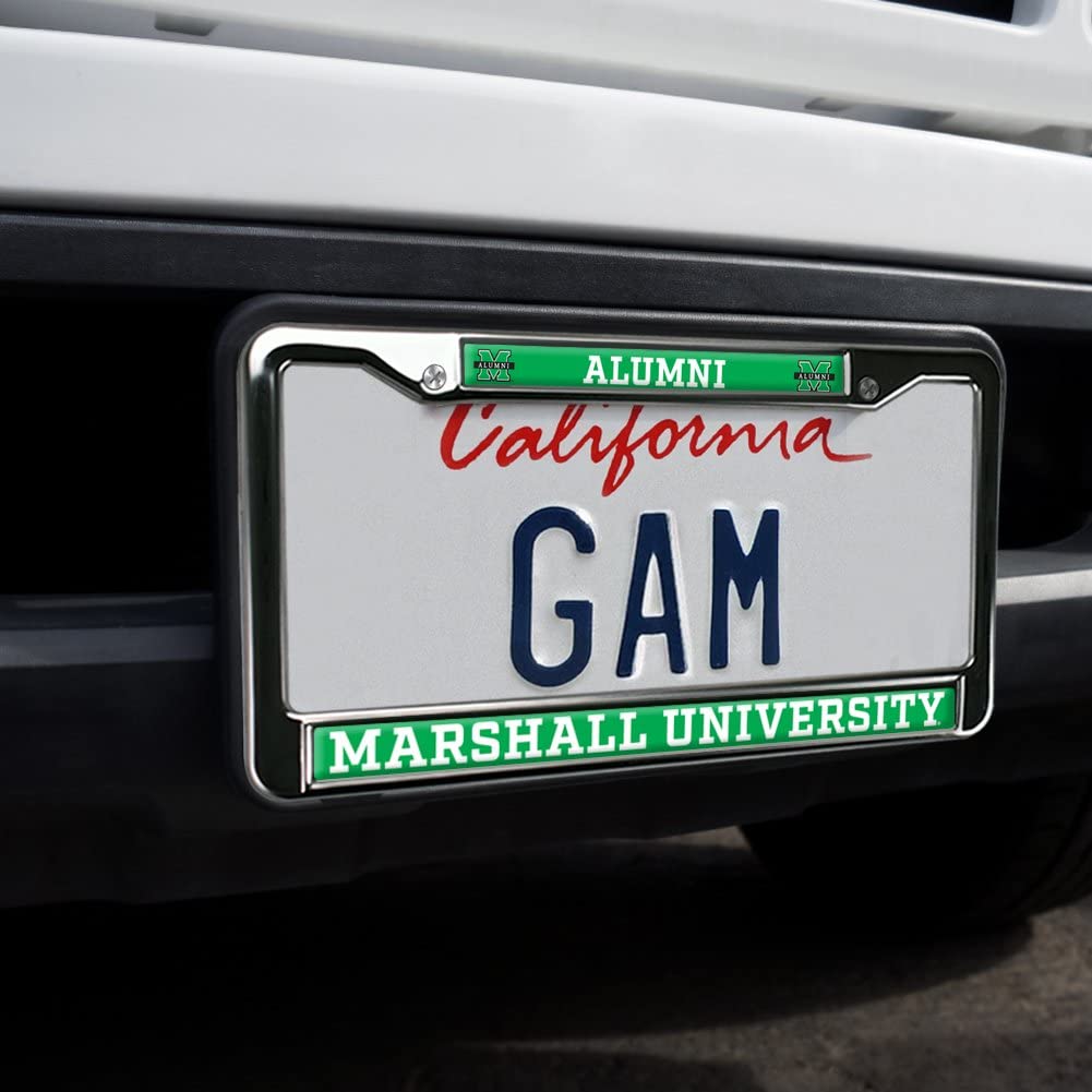 Marshall University Alumni Full Size Standard License Plate Metal Frame