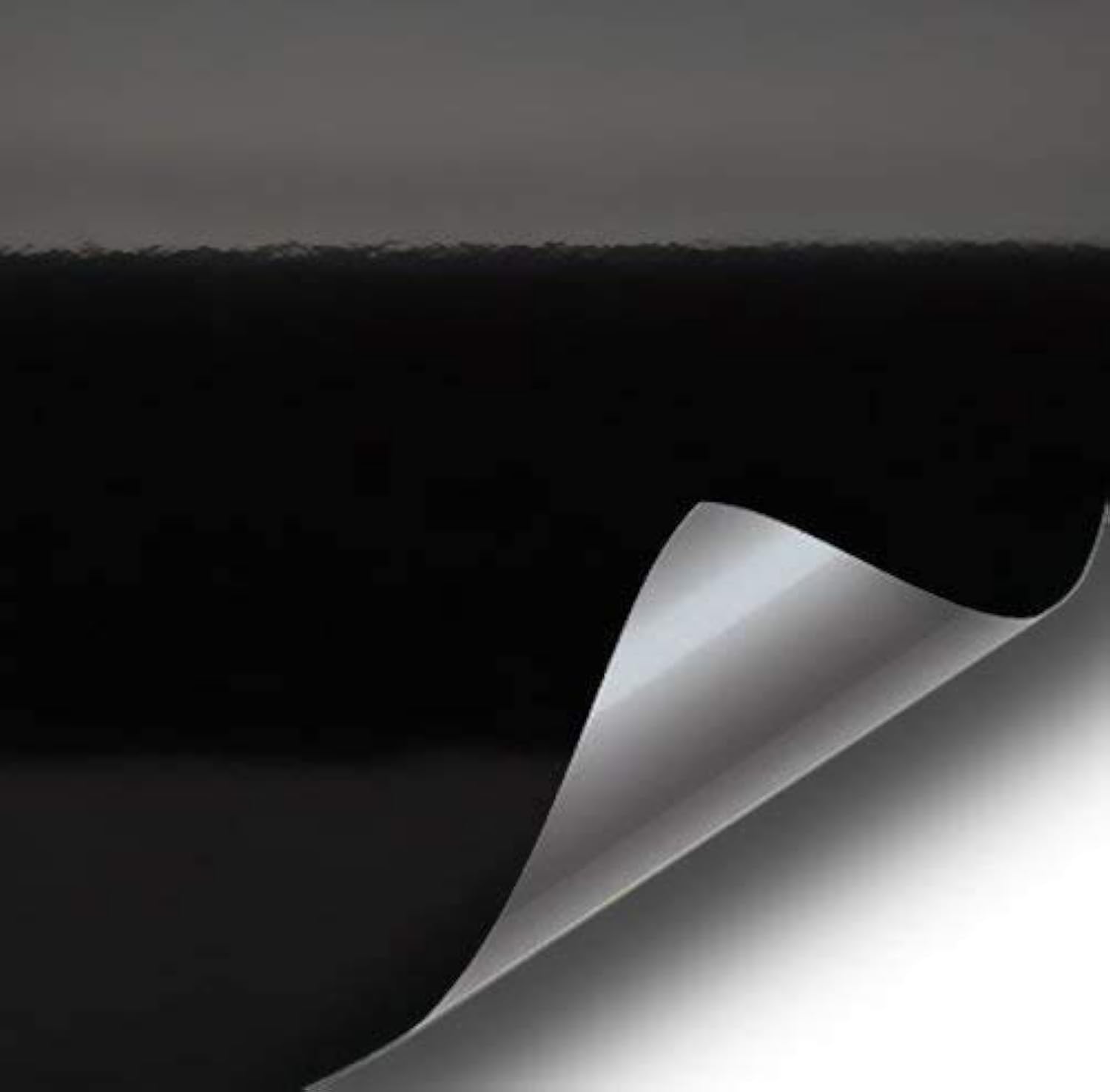 Black Gloss Bulk Roll Vinyl Wrap Roll With Air Release Technology (1Ft X 5Ft)