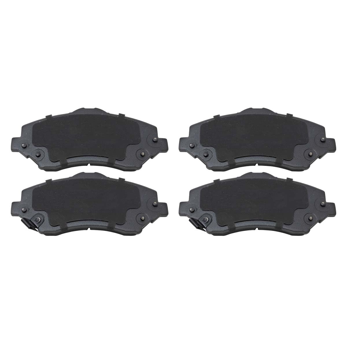 Autoshack Front Ceramic Brake Pad Set Driver And Passenger Side Replacement For Jeep Liberty Wrangler Jk Chrysler Town & Country Vw Routan Ram C/V Dodge Journey Nitro 2008-2016 Grand Caravan Scd1273