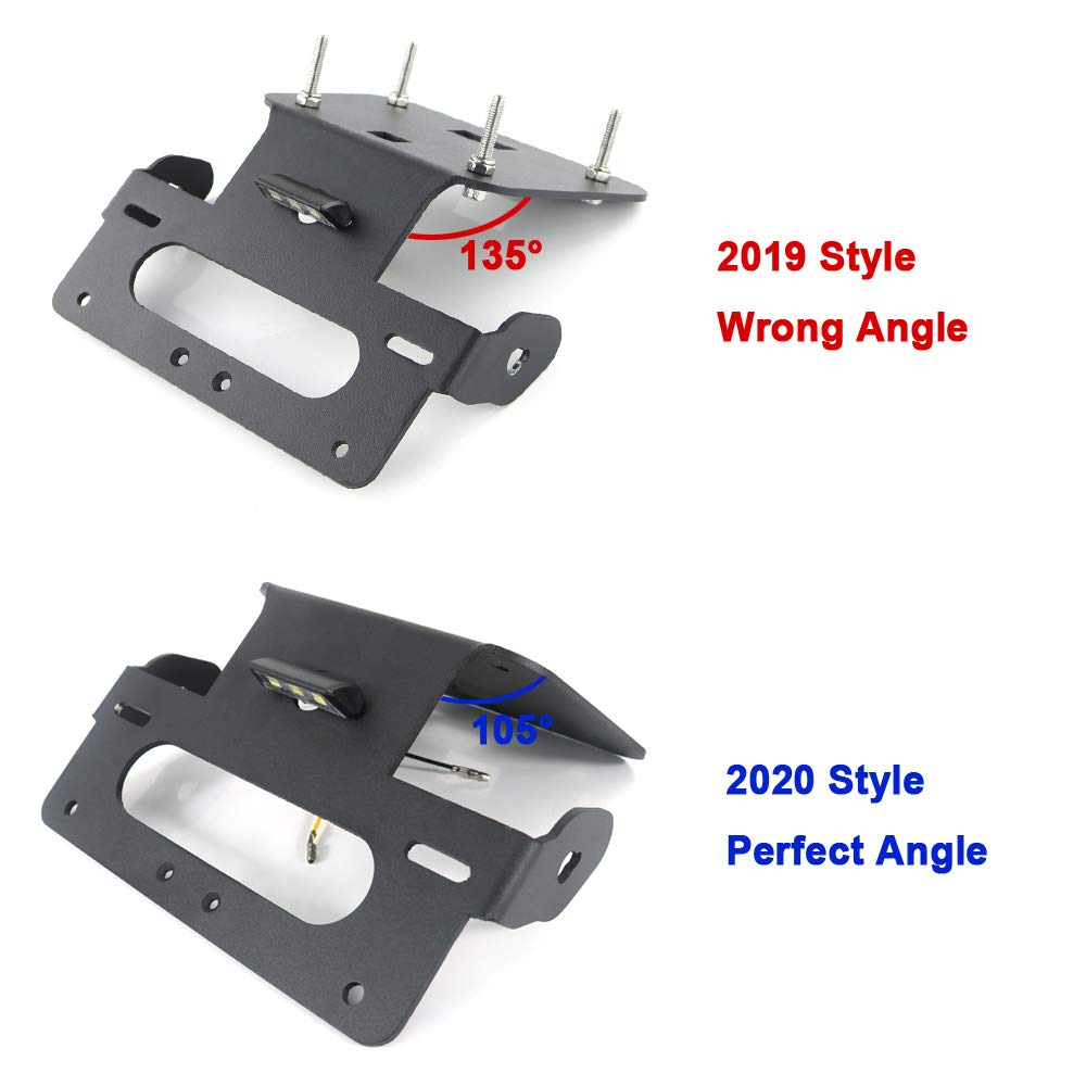Xitomer Fender Eliminator Fit For Yzf-R25 Yzf R3 Mt-25 Mt-03 2015-2024 Yzf-R3 2025 Fender Eliminator Kits Tail Tidy With Led License Plate Light