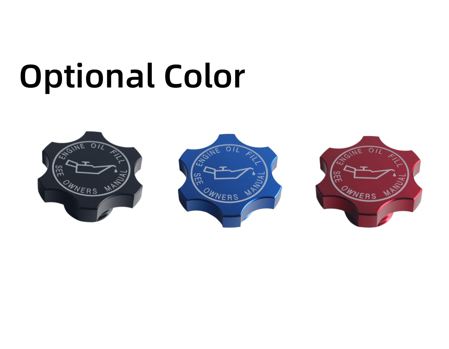 DEWHEL Aluminum Engine Oil Filler Cap W/O-ring Compatible with Chrysler Dodge Jeep Ram Mitsubishi Mini 1993-2020 Ref.Number 1011