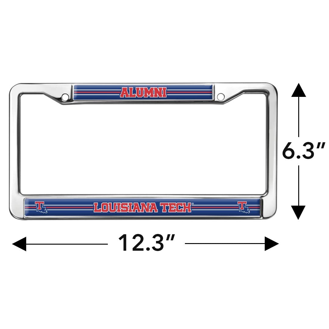 Louisiana Tech Alumni Logo Full Size Standard License Plate Metal Frame