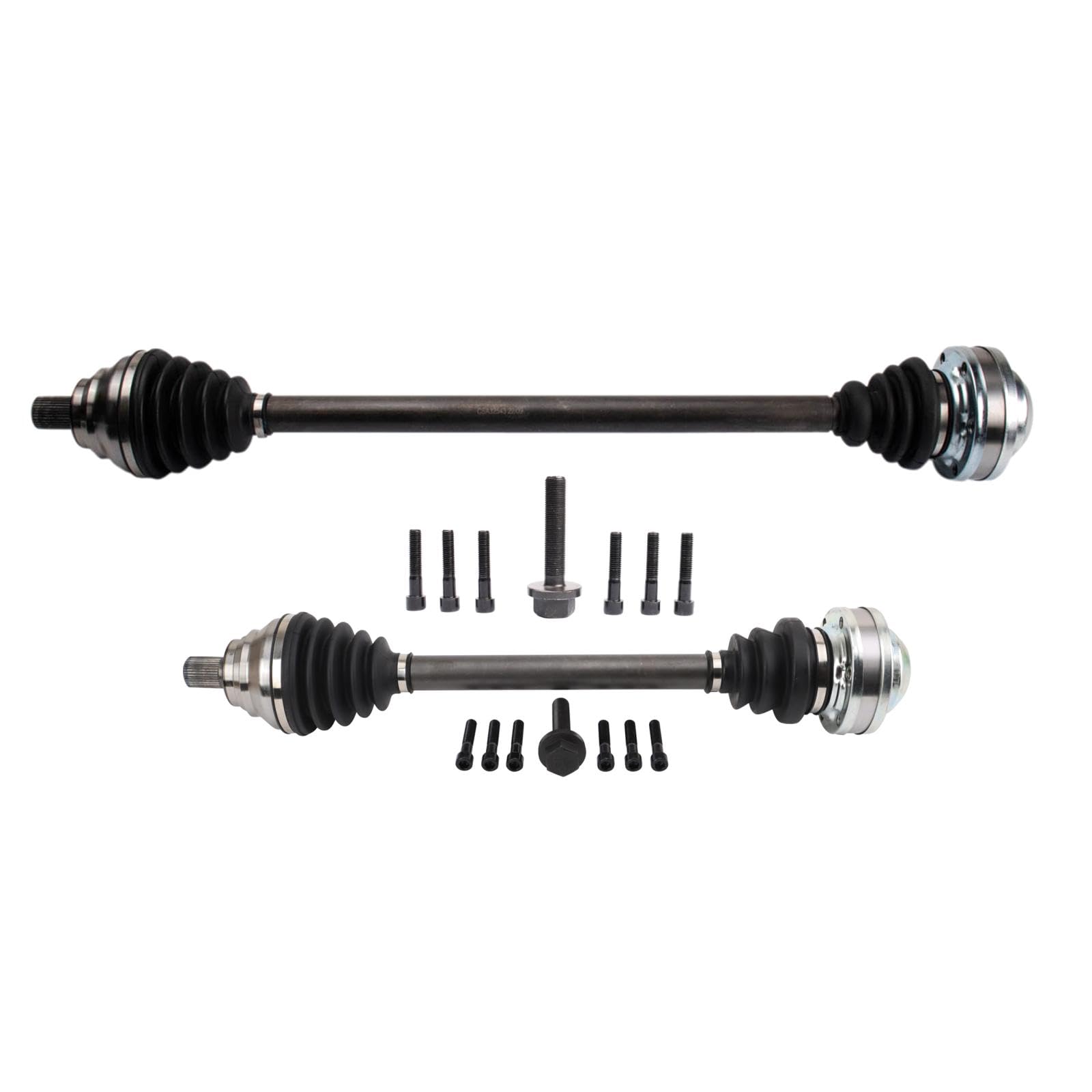 TRQ Front CV Axle Shaft Assembly Set Driver & Passenger Side Compatible with 2006-2013 Audi A3 2010 A3 Quattro 2009-2010 Volkswa