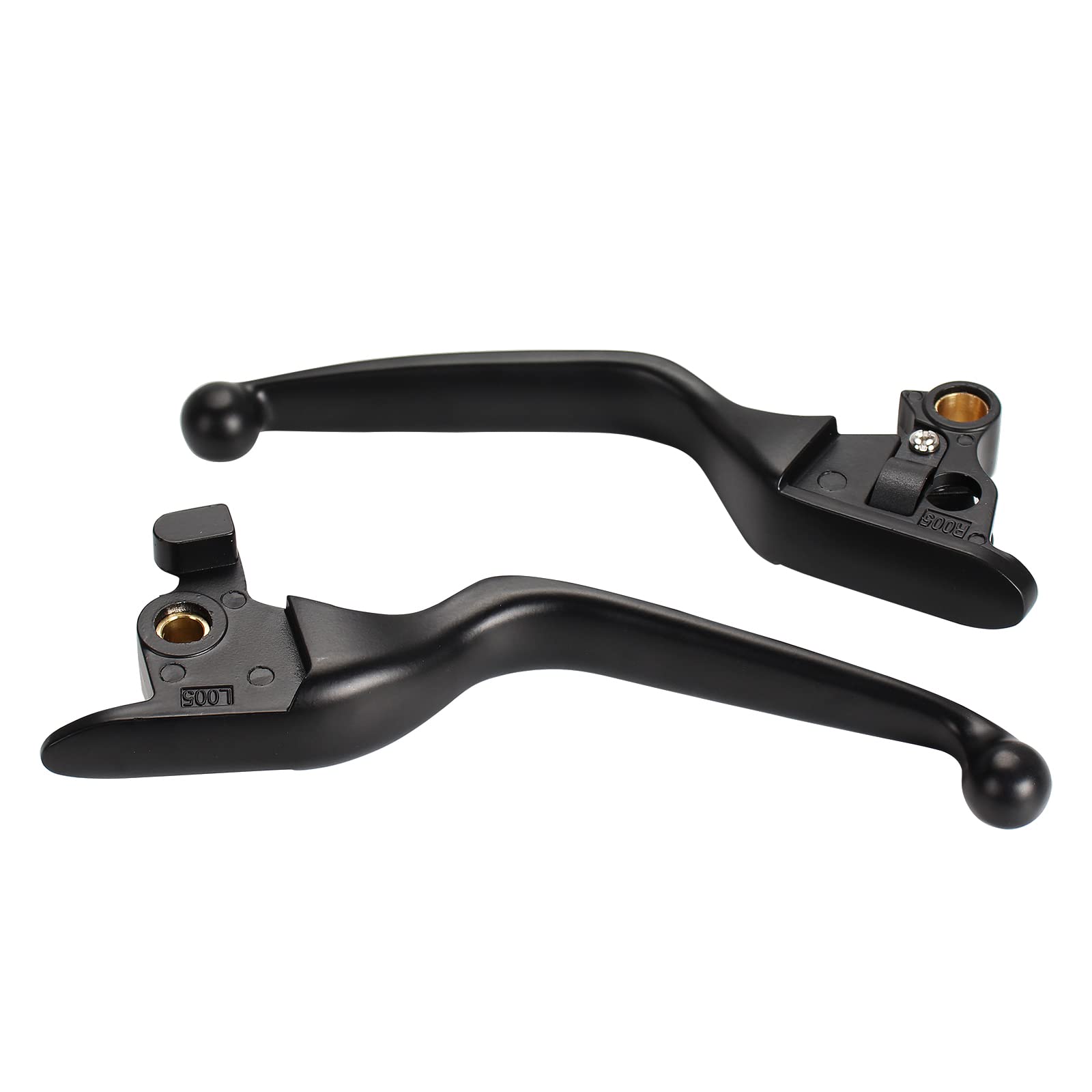 GIDIBII Motorcycle Black Brake Clutch Lever Hand Levers Compatible with Harley Davidson Softail FLST Softail/FLSTF Fat Boy 2015-