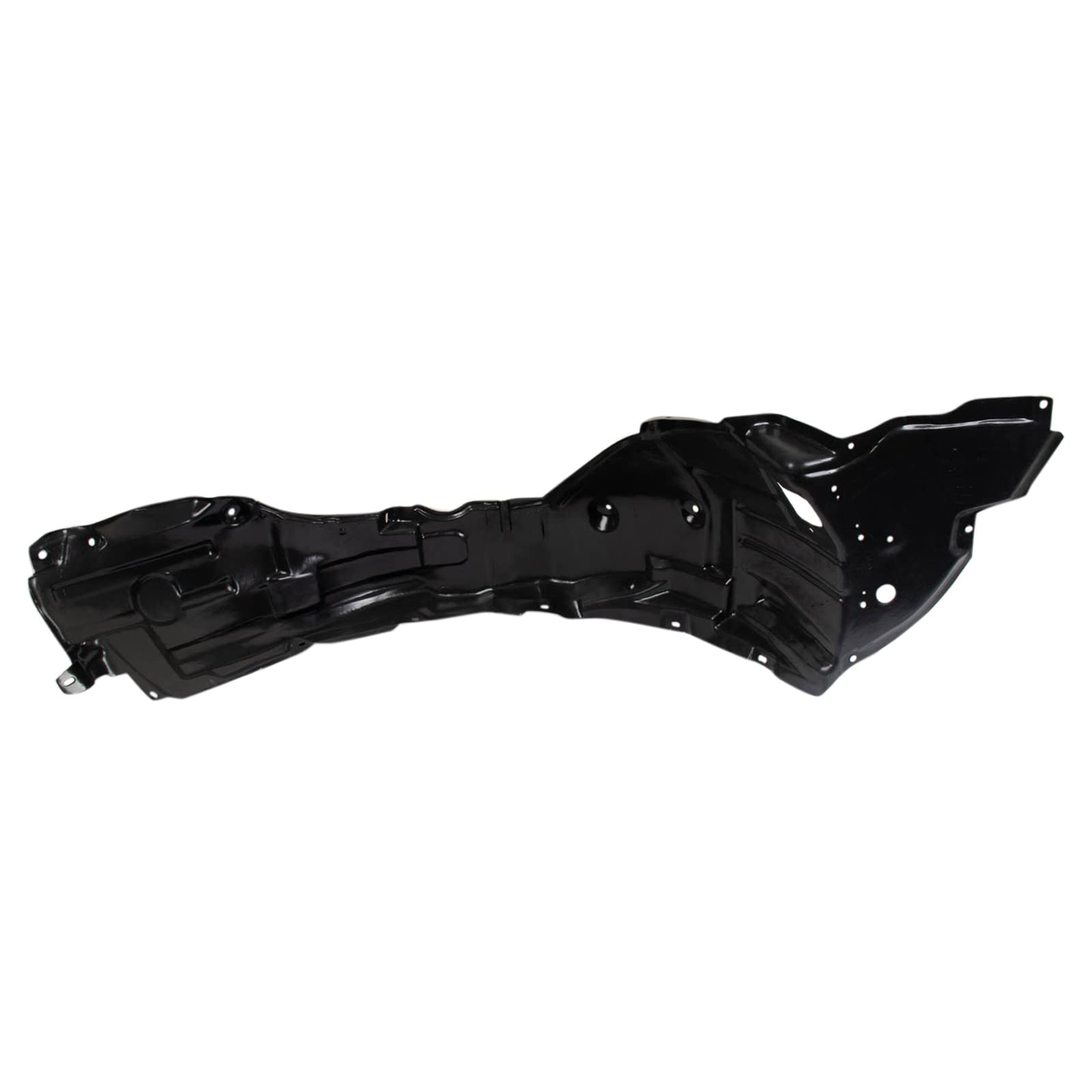TRQ Inner Fender Liner Set for 2009-2010 Lexus IS250, Black Plastic, Model BDA15575