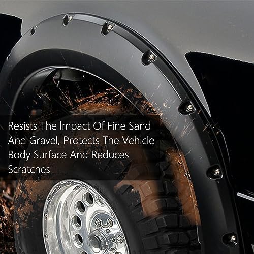 G-Plus 4Pcs Smooth Fender Flares, Compatible With Chevy Silverado/Gmc Sierra 1999-2006, Fit Suburban Yukon Xl 2000-2006 Wheel Co