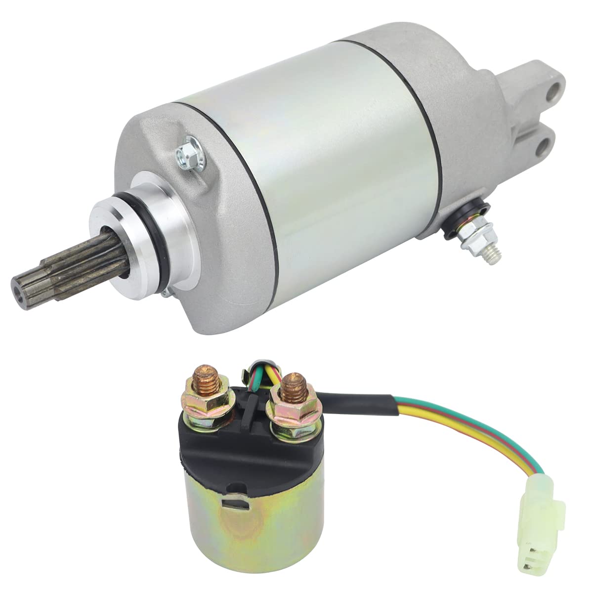 Soarider Starter & Relay Replacement For Honda Fourtrax Foreman Trx400Fw 95-03| Trx450S Es Fe Fm 98-04| Trx500Fe Fm Tm Fpe Fpm 0