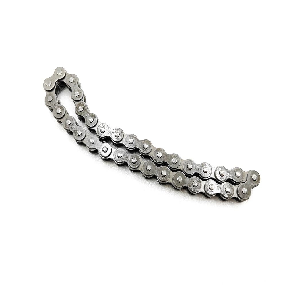 Chikia Heavy Duty Coleman 420 32 Links Chain for KT196 CK196 Go Kart Drive Chain 196cc 6.5Hp