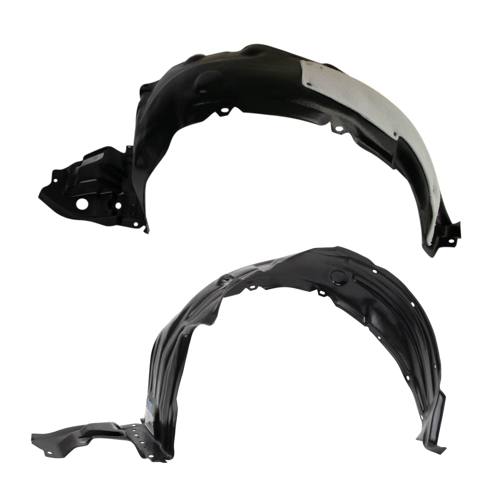 Trq Front Inner Fender Liner Set Compatible With 2014-2016 Toyota Corolla To1248178 To1249184