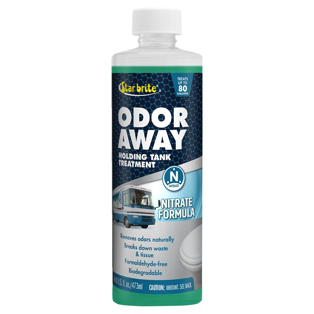 Star Brite Odor Away Holding Tank Treatment - Nitrate Formula - Remove Odor & Breakdown Waste Naturally, Formaldehyde-Free, Idea