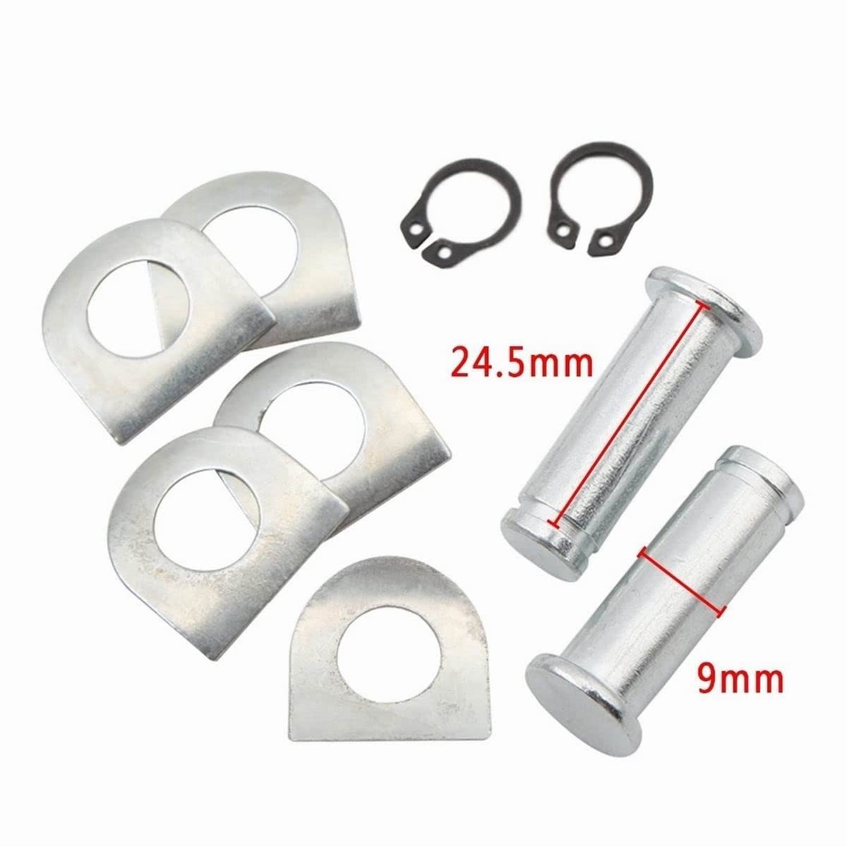 Xyzmt Motorcycle Foot Pegs Footpegs Mount Bolt Pins Washers Kit Fits For Harley Davidson Foot Pin Rider/Passenger Mount Style Footpegs