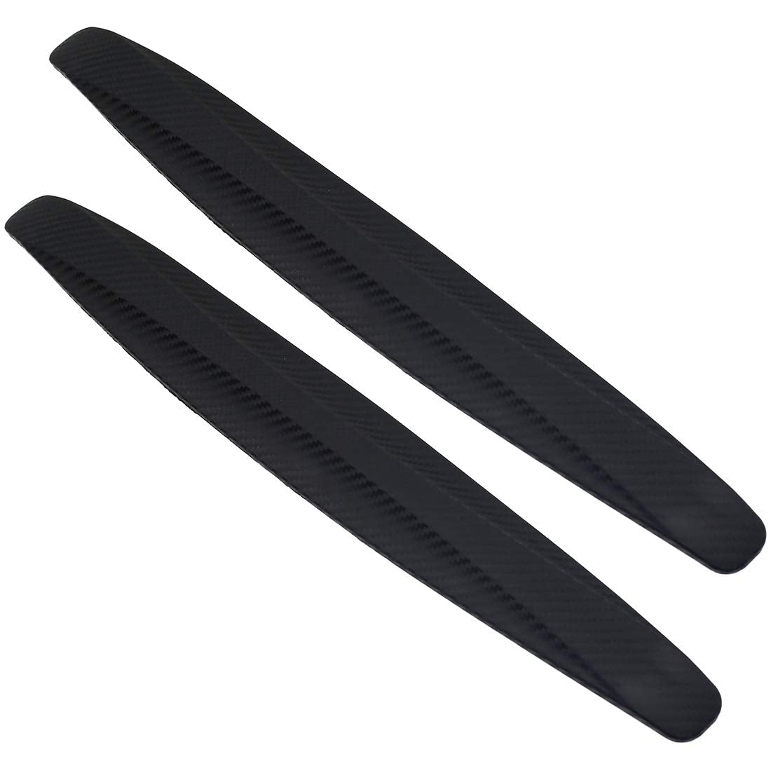 Bokwin 2-Packs Black Anti-Collision Patch Bumper Guard Strip Anti-Scratch Bumper Protector Trim Universal For Cars Suv Pickup Truck