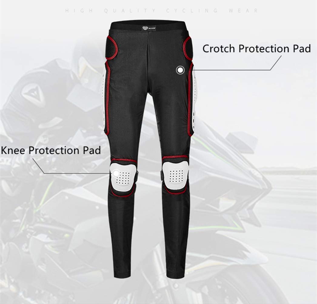 Xinni Motorcycle Riding Armor Pant Motocross Motorbike Racing Hip Leg Protection Black