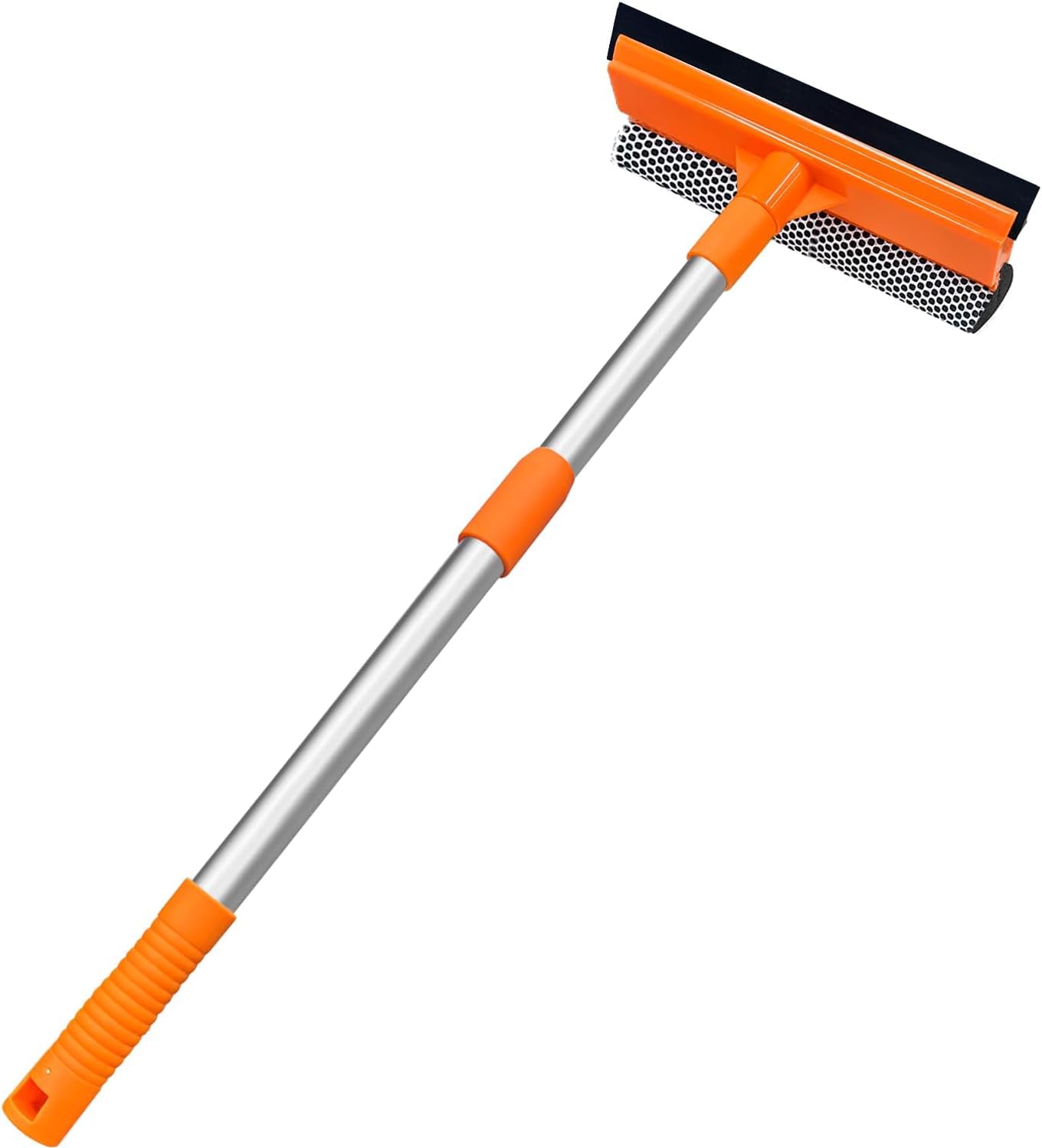 ARTIPOLY Squeegee for Window | 2-in-1 Window Cleaner Sponge and Soft Rubber Strip with Telescopic Extension Pole 18   -29    | W