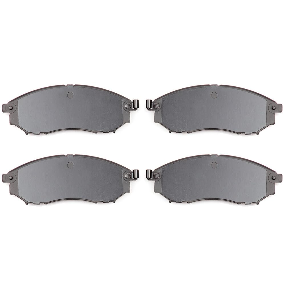 Cciyu D888 Front Ceramic Disc Brake Pads Kit For Nissan 350Z 2006-2009, 370Z 2009-2018, Murano 2011-2014, Pathfinder 2008-2012 -