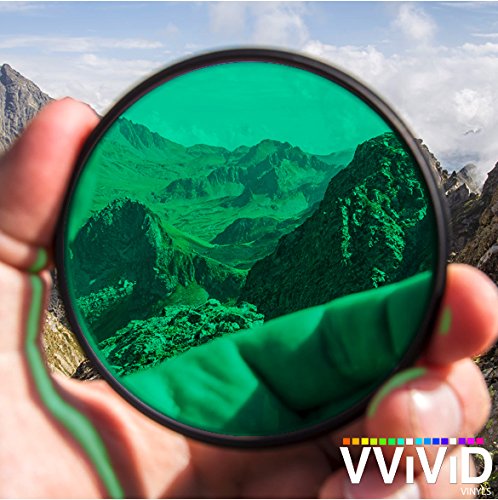 Vvivid Transparent Colorful Vinyl Window Tinting Sheets (1.49Ft X 5Ft, Green)
