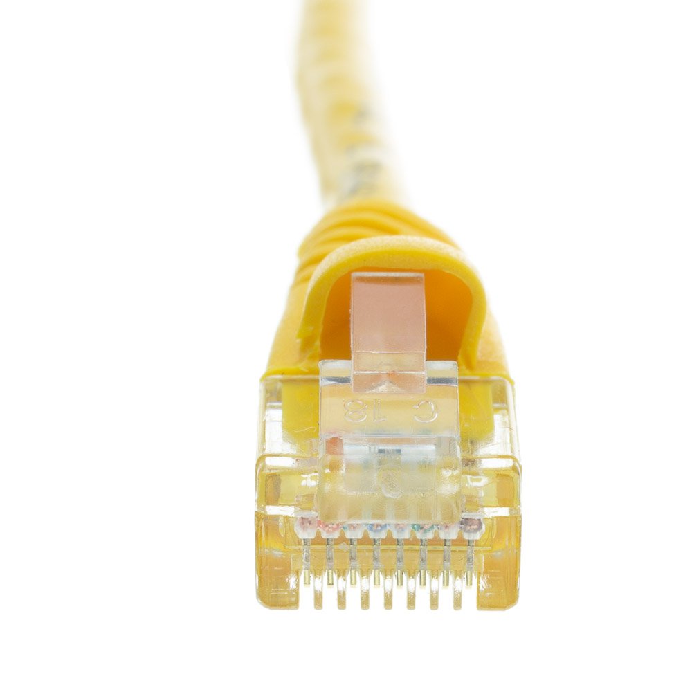 Cablewholesale Cat6 Ethernet Cable, 24Awg, Rj45 Gold Plate Connector, 4 Pair Stranded Copper, Snagless Molded Boot Unshielded Tw