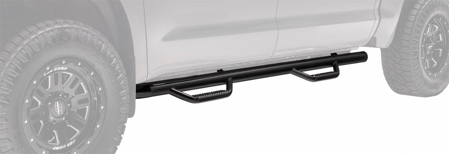 RealTruck Nerf Steps for RAM | Cab Length, Heavy Duty Steel, Textured Black | D0984CC-TX | Fits 2009-2015.5 RAM 1500, 2010-2018