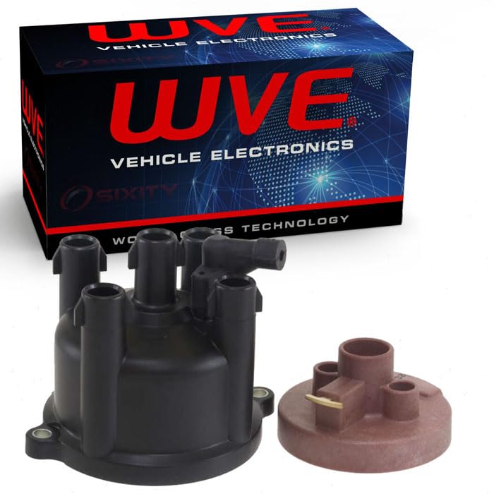 Wells WVE Distributor Cap & Rotor Kit compatible with Toyota Camry Celica MR2 RAV4 2.0L 2.2L L4 1990-1999
