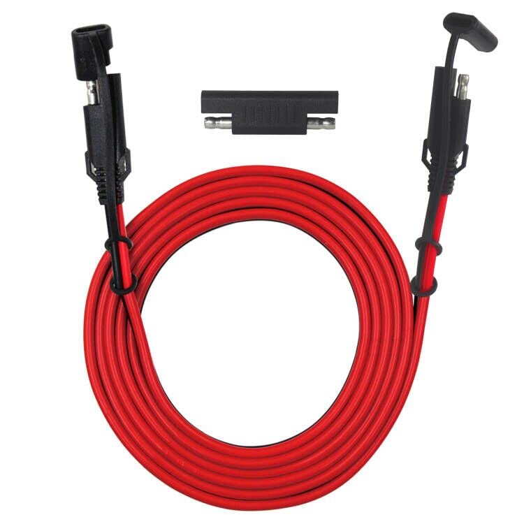 Kuncan 12Ft Sae To Sae 2 Pin Extension Cable Dc Power 16Awg Heavy Duty Battery Quick Disconnect/Connect Wire Harness With Sae Co