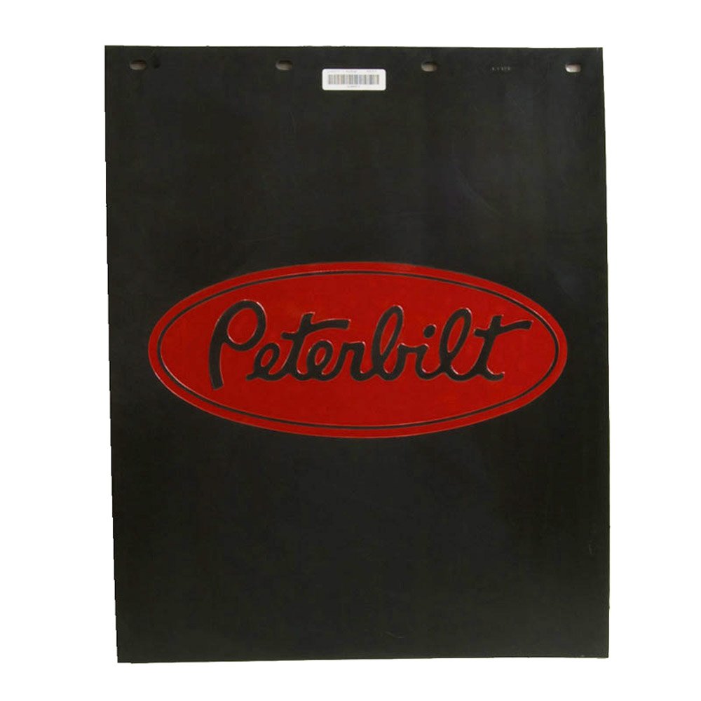 Peterbilt Motors 24' x 30' Polyguard 3/16' Thick Semi Truck Black Mud Flaps-Pair