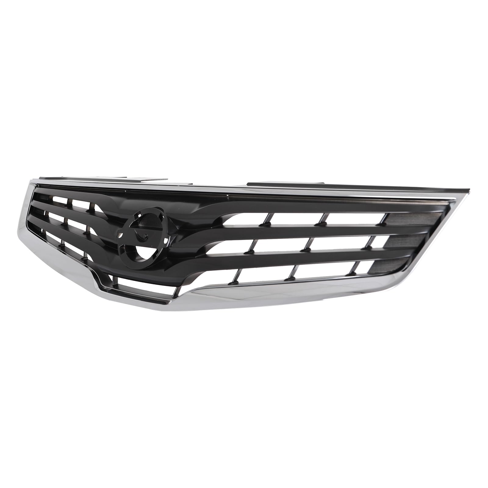 TYG (CAPA QUALITY) Chrome Front Grille Compatible with 2010-2012 Nissan Sentra Base/S/SL Model, ABS OEM Replacement Bumper Grill
