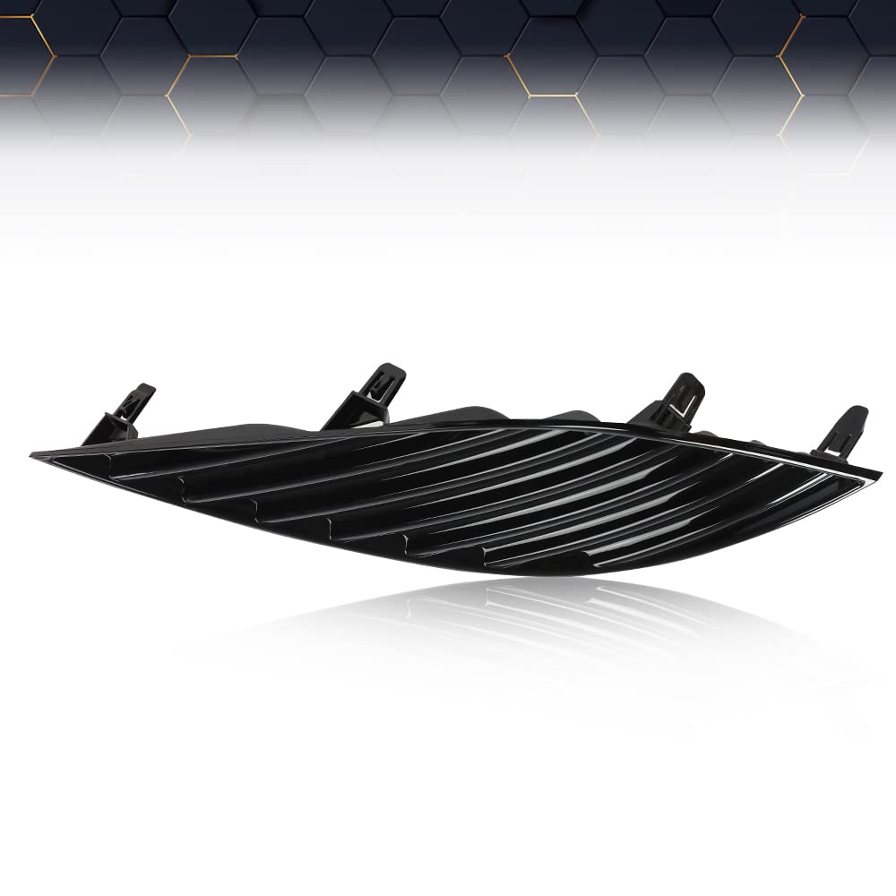 PIT66 Black Fog Light Cover Compatible with 2018-2020 Toyota Camry SE/Hybrid SE Left Driver Side TO1038210 8148206170