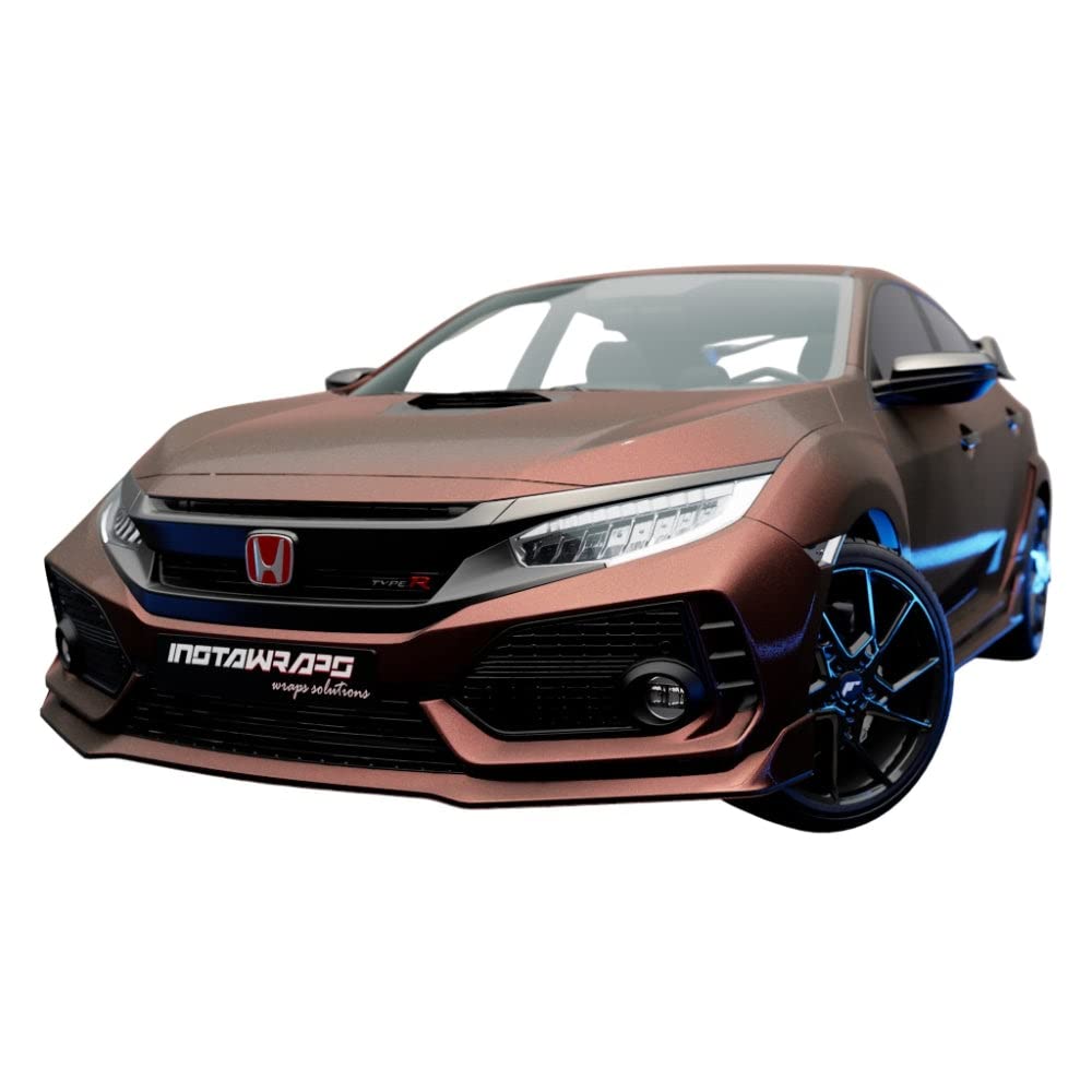 3M Car Wrap Roll 2080 Satin Flip Volcanic Flare | Sp236 | (5Ft X 60Ft (300 Sq/Ft)) | Automotive Vinyl Wrap For Cars - Car Interi