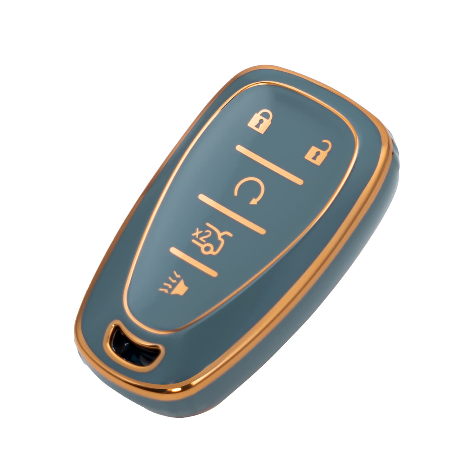 OFFCURVE for Chevrolet Key Fob Cover Car Case for Chevrolet 2022 2021 2020 2019 2018 2017 2016 Chevy Malibu Camaro Cruze Travers