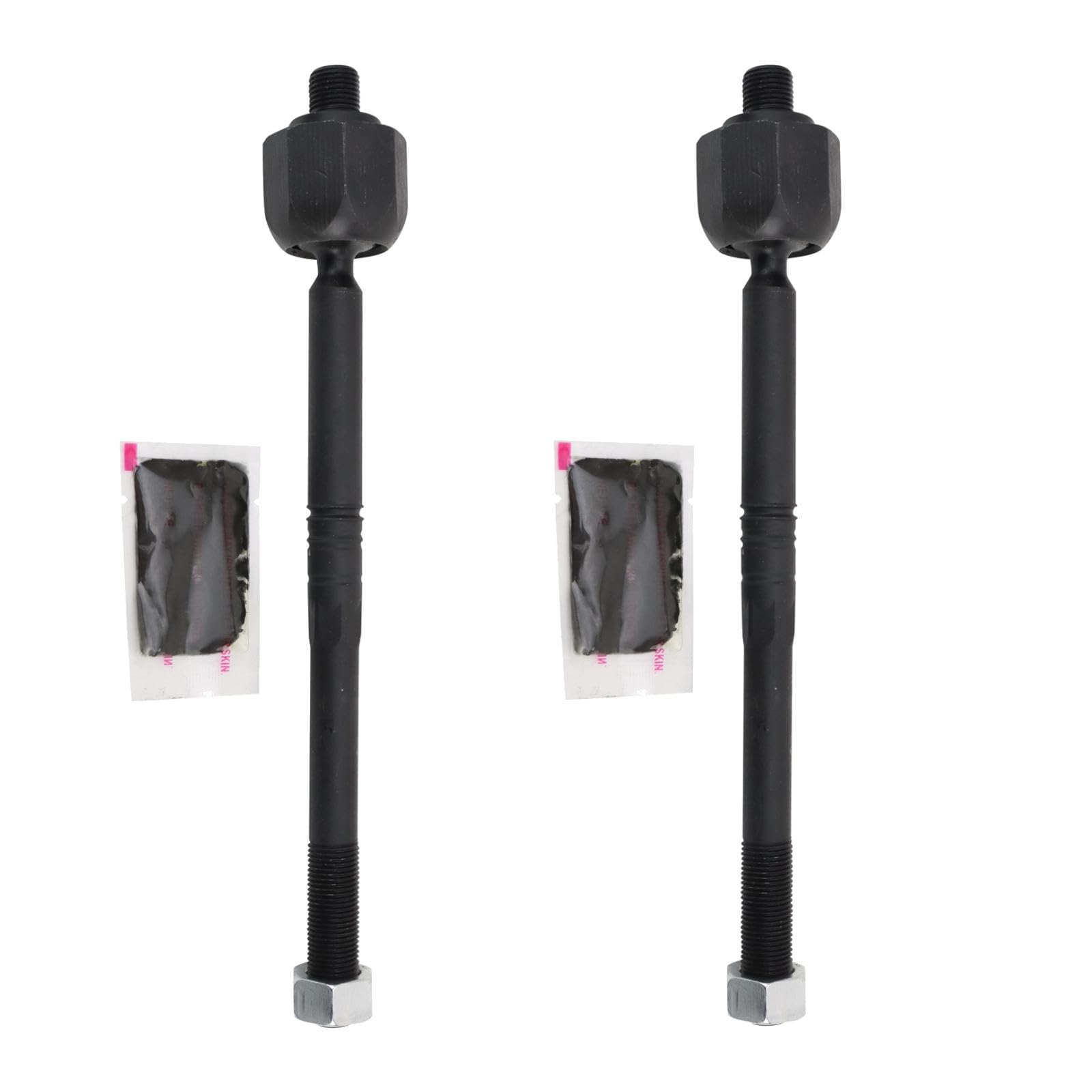 TRQ Front Inner Tie Rod Set Compatible with 2012-2019 Mercedes-Benz