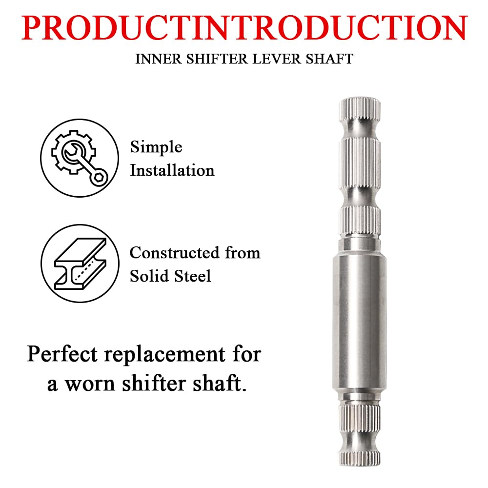 Wowtk Inner Steel Shifter Lever Shaft Fits For Harley Touring Electra Glide Road Glide Road King Street Glide Ultra Limited Cvo 2017-2023