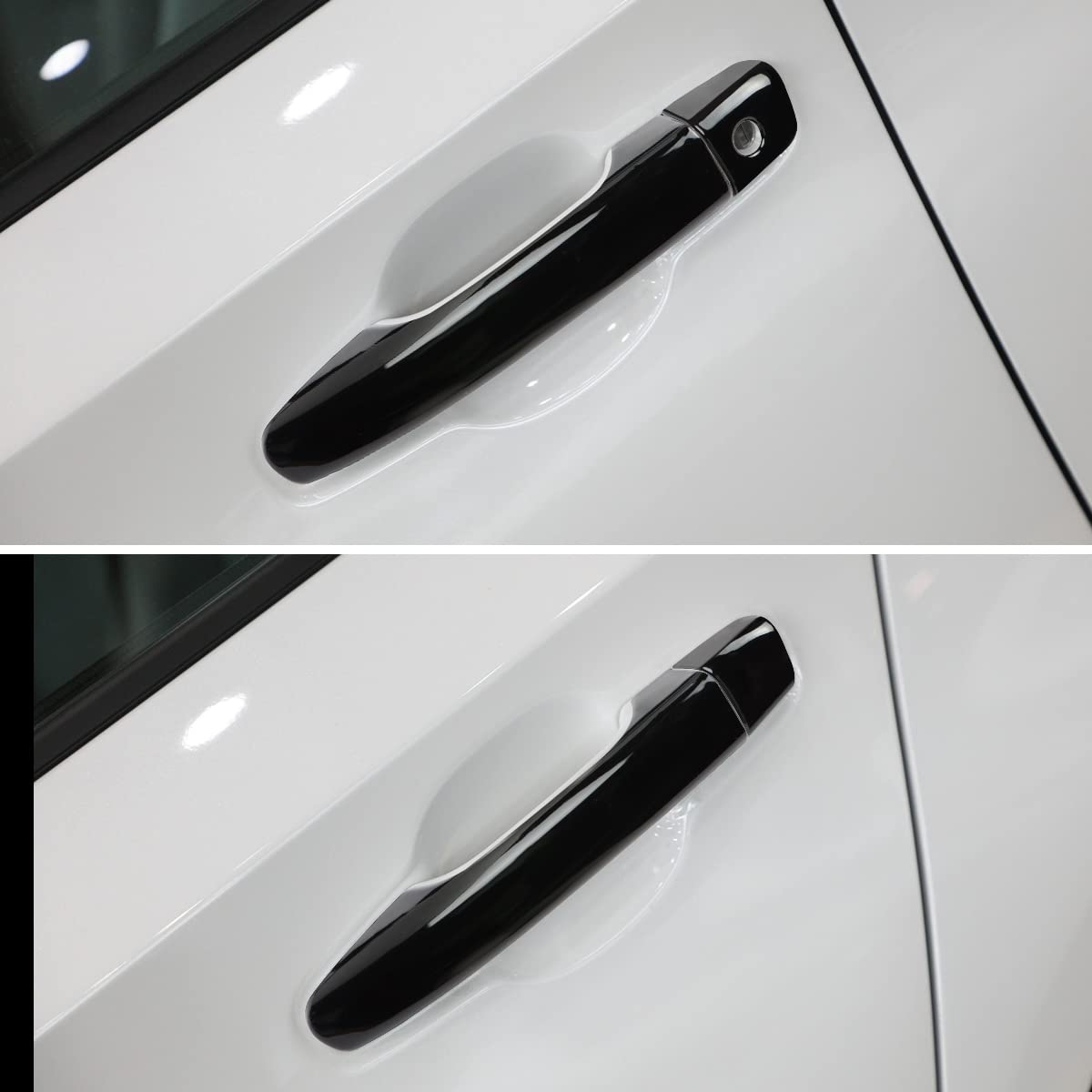 Dloveg Car Door Handle Cover Compatible For 2018 2019 2020 2021 2022 Honda Accord Accessories Black Door Handle Protector (Witho