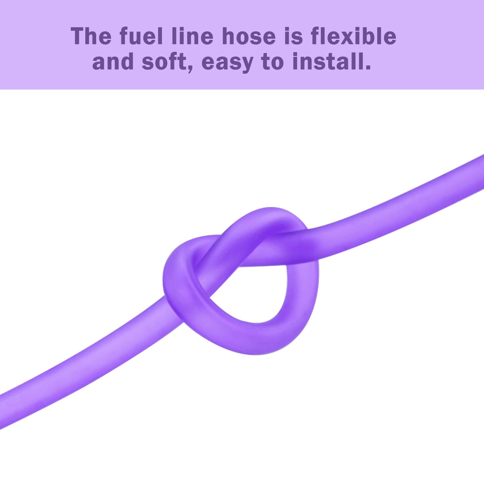 Pro Bat 0.2''(5Mm) Id Motorcycle Fuel Gas Line Tube Oil Gas Line Petrol Hose For Atv Dirt Bike Go Kart Moped Pocket Bike Most Of