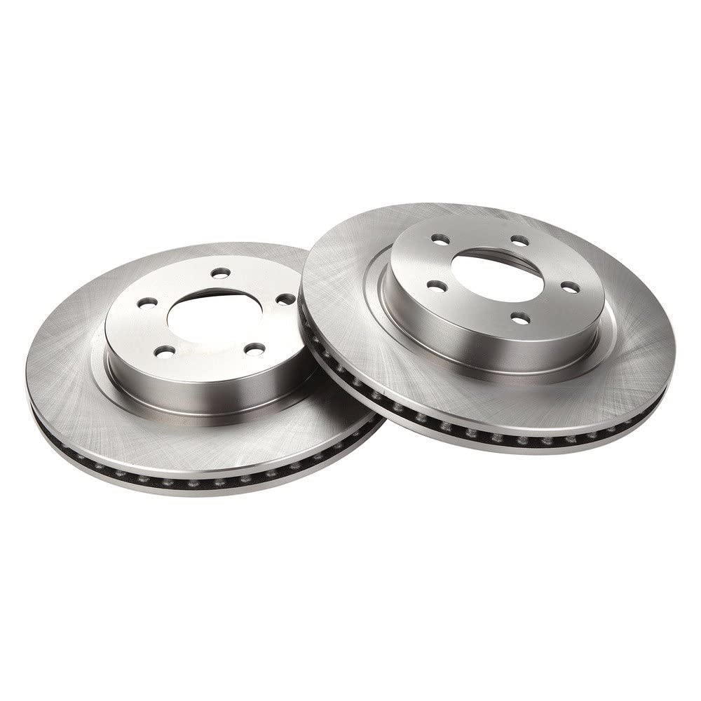 Trq Front Brake Rotors Set Vented Compatible With 1999-2004 Chrysler 300M 1998-2004 Concorde 1999-2001 Lhs Dodge Intrepid