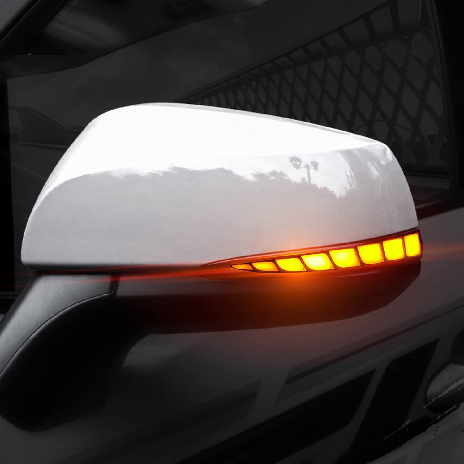 High Flying Car Led Side Mirrors Sequential Dynamic Turn Signal Lights Indicator 2Pcs/Pair For Toyota Tacoma 2016-2023, Rav4 201