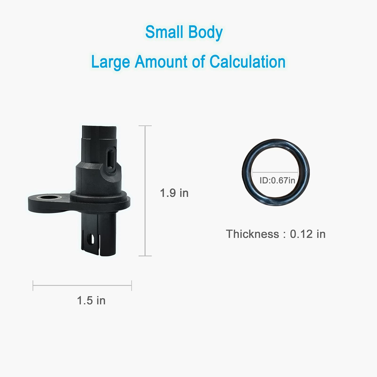 Hisport 13627558518 2Pcs Camshaft Position Sensor (Cps Sensor Kit) Compatible With Bmw 128I 135I 325I 328I 330I 335I 528I 535I 550I 650I 750I Replace 13627525014,13627546660 Pc770
