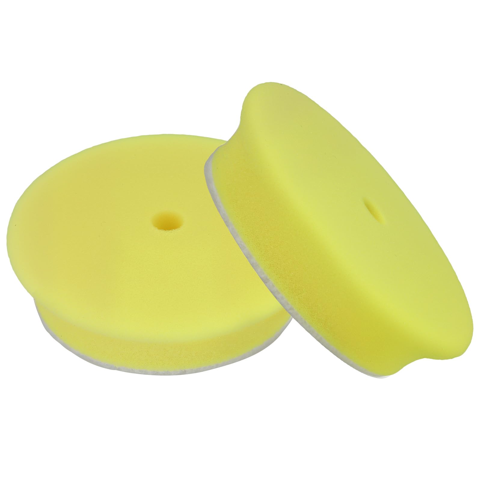 Medium-Cut Foam Polishing Pad, maXpeedingrods 4 Face for 3 Backing Plate, Foam Compound Buffing Pads, Hook & Loop Pads for Car, 