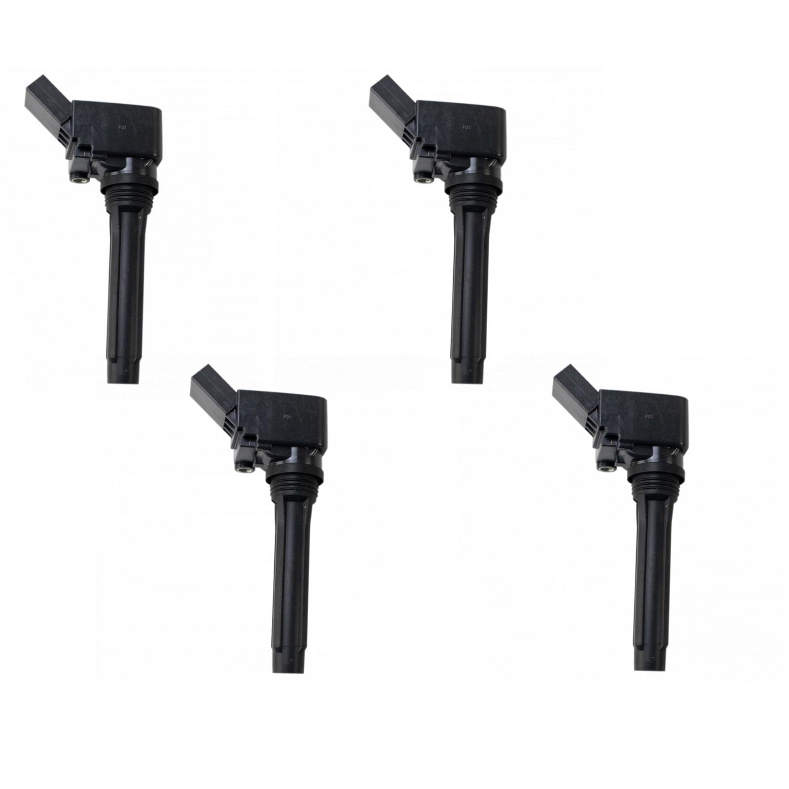 Trq Ignition Coil Set Compatible With 2016-2018 Audi A3 Sportback E-Tron 2019 Volkswagen Golf R 2013-2019 Jetta