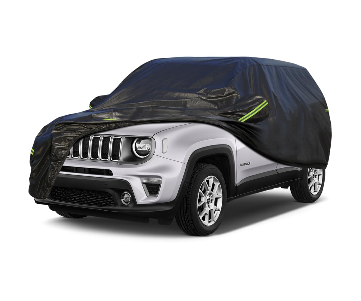 Koukou Waterproof Suv Car Cover Suitable For Jeep Renegade From 2014 To 2025, 7 Layers Windproof All Weather Waterproof Outdoor